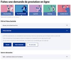 Démarches pour bénéficier de la prime d'activité